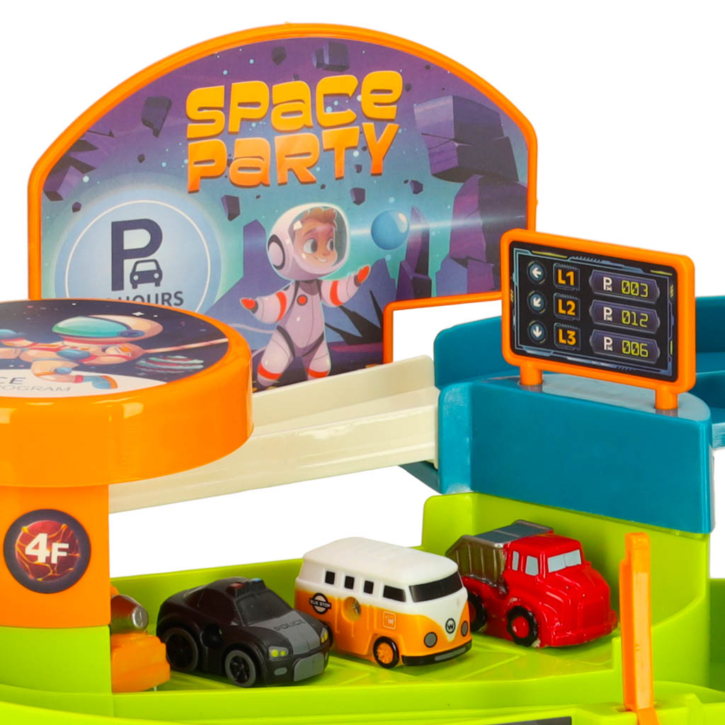 Multifunkcyjny Tor samochodowy kosmiczny parking winda XXL 2w1 - obrazek 5