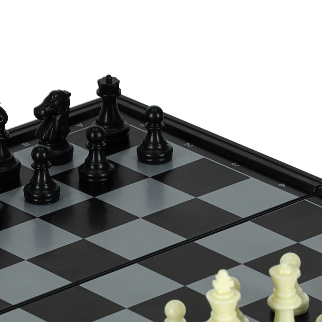 Szachy magnetyczne gra logiczna klasyczna podróżne turystyczne na magnes w pudełku zamykane - obrazek 7