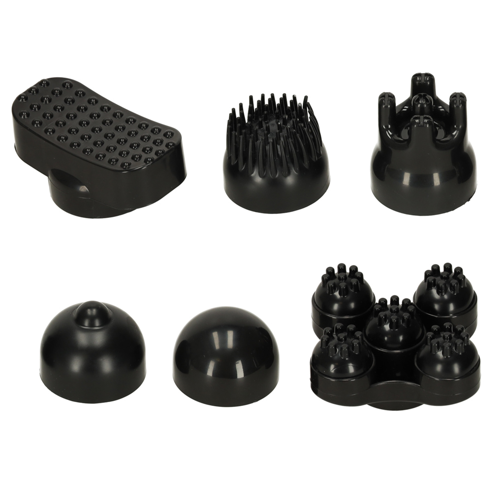 Masażer do pleców wibracyjny masaż ciała karku 6 głowic zestaw bezprzewodowy 6w1 - obrazek 6