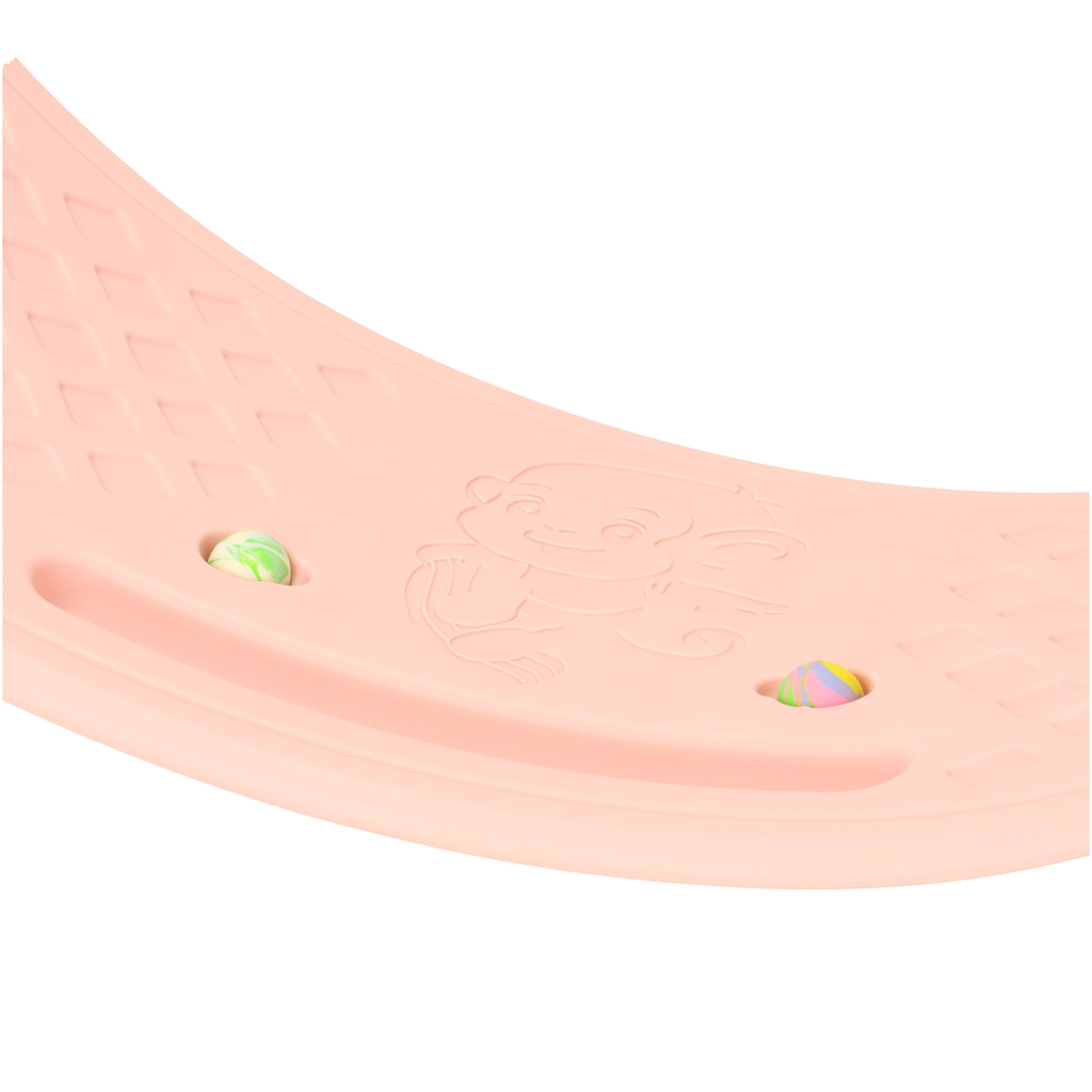 Deska do balansowania bujak dla dzieci 67x29 cm antypoślizgowa różowa - obrazek 3