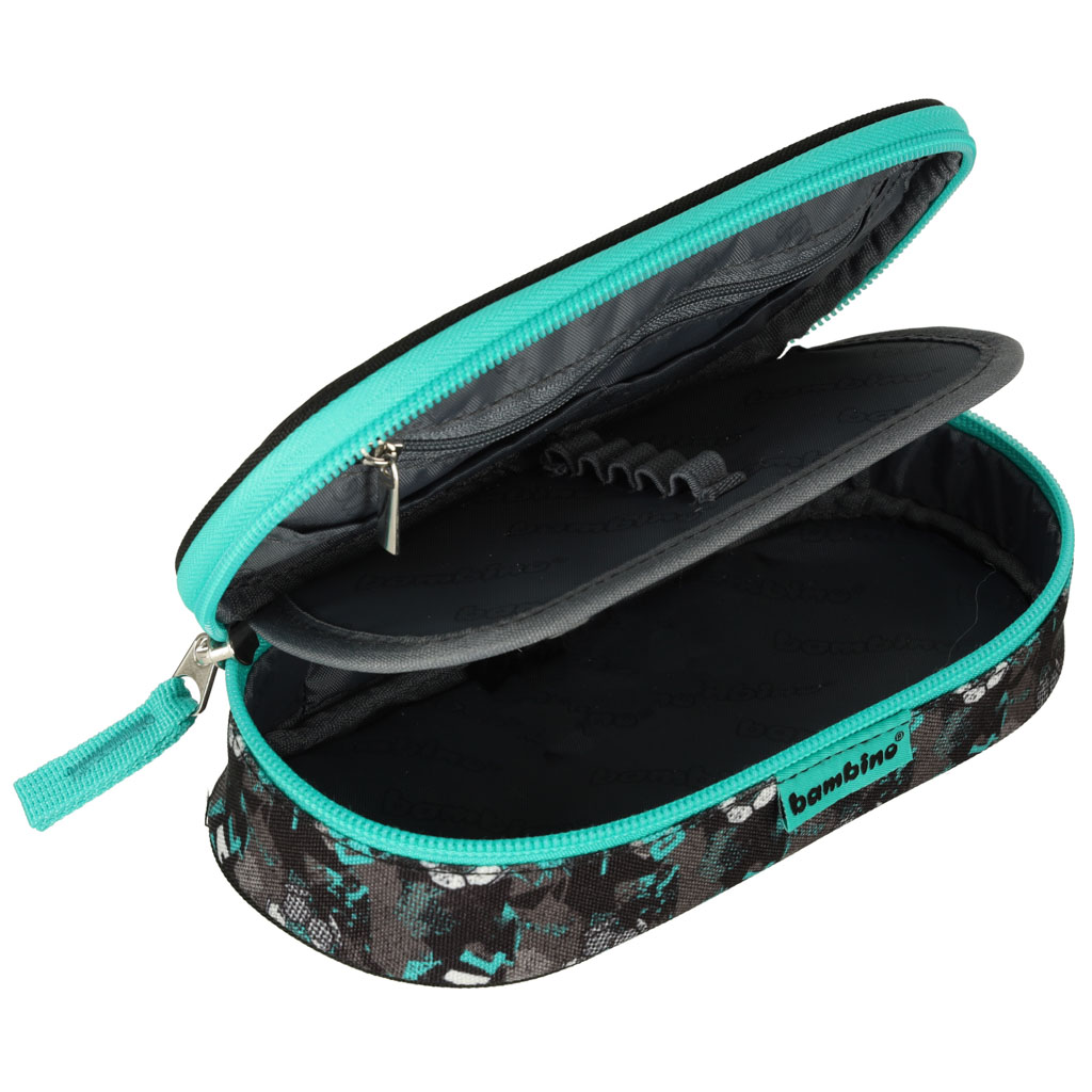 Piórnik szkolny jednokomorowy Bambino piłka nożna - obrazek 3