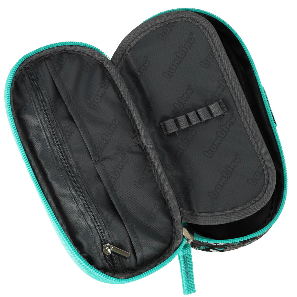 Piórnik szkolny jednokomorowy Bambino piłka nożna - obrazek 4