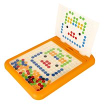 Tablica edukacyjna magnetyczna z pinezkami do układania mozaika szablon 118 kropek