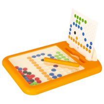 Tablica edukacyjna magnetyczna z pinezkami do układania mozaika szablon 40 kropek