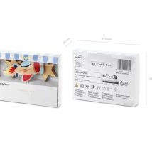 Świeczki urodzinowe Samolot 3-4,5cm 3szt.