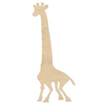 Miarka wzrostu drewniana żyrafa 125 cm