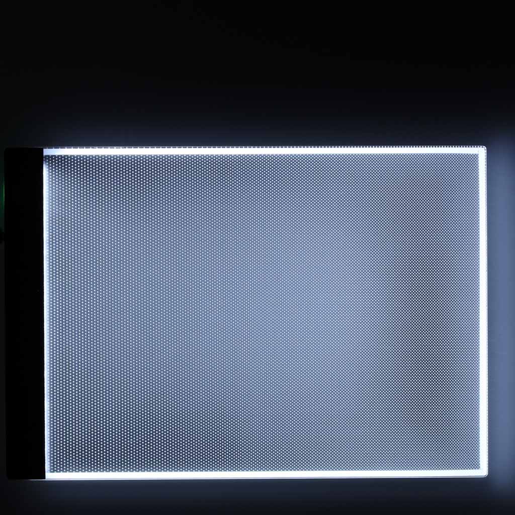 Deska kreślarska tablica tablet graficzny kalka do rysowania podświetlana LED A4 - obrazek 4