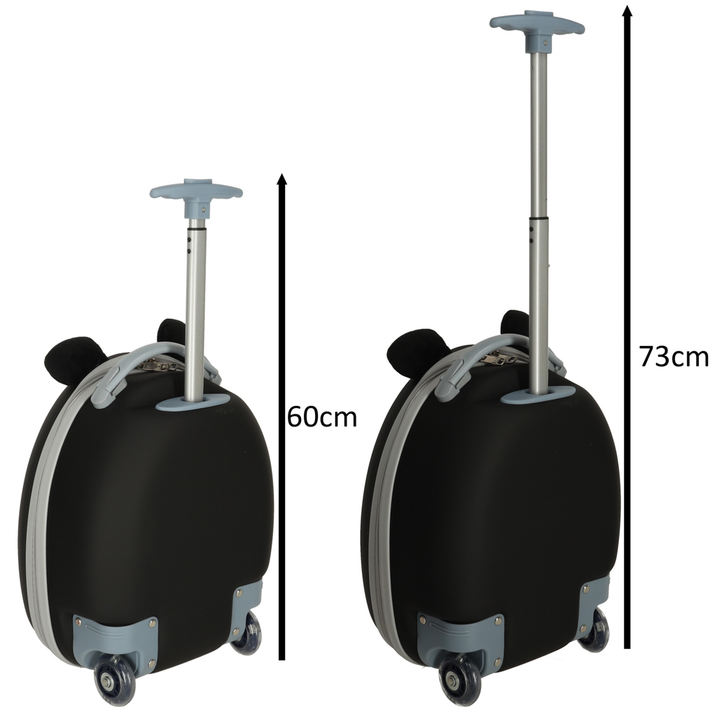 Walizka podróżna dla dzieci bagaż podręczny na kółkach pingwin - obrazek 3