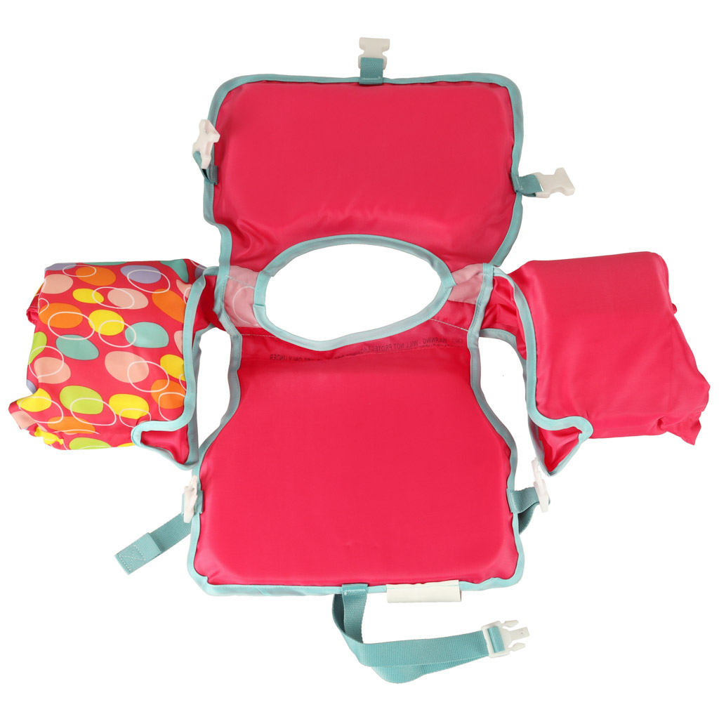 Kamizelka piankowa z rękawkami do pływania kapok dla dzieci 3-6 lat 19-30 kg BESTWAY 32174 różowa - obrazek 4