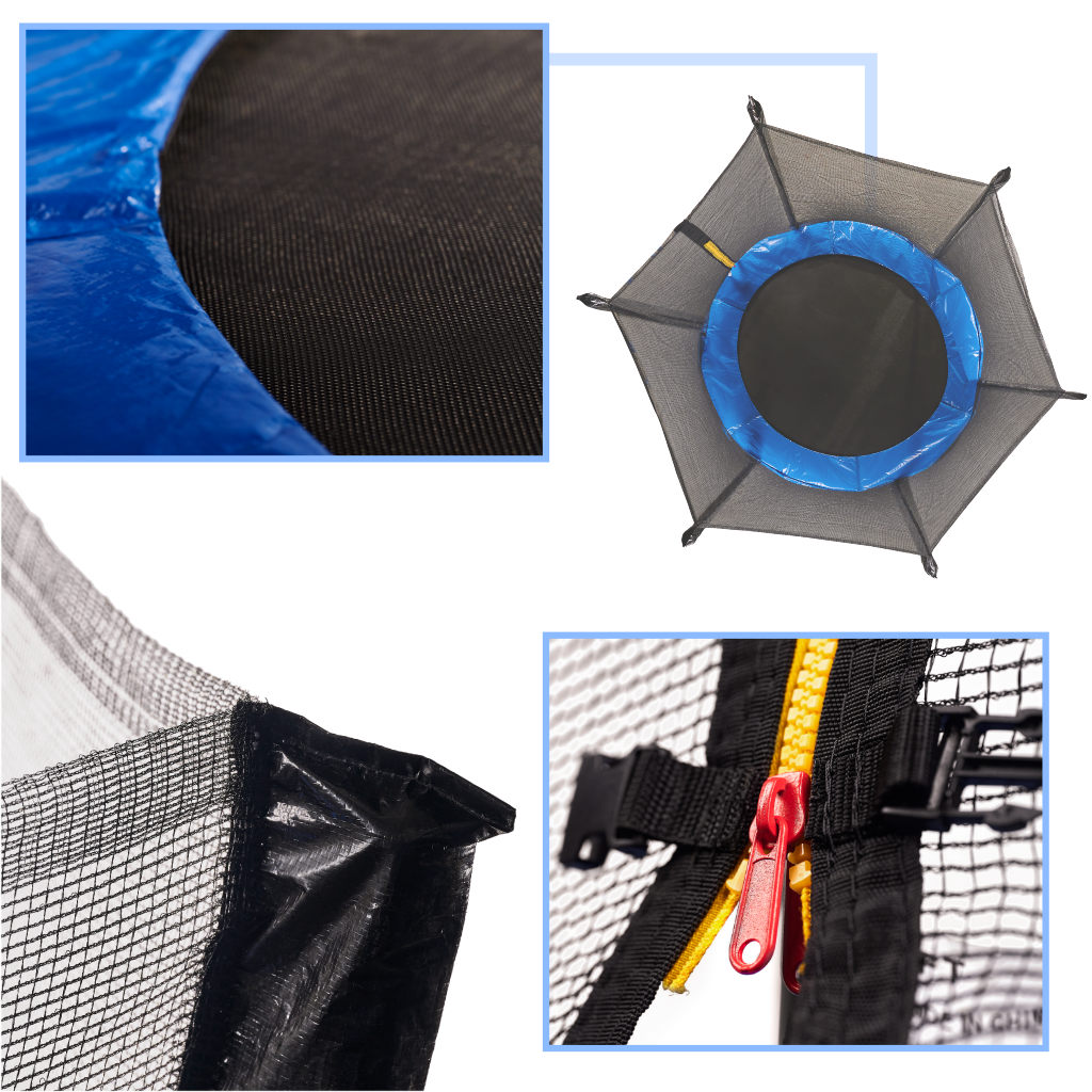 Trampolina ogrodowa dla dzieci siatka 183cm 6ft 150kg - obrazek 3