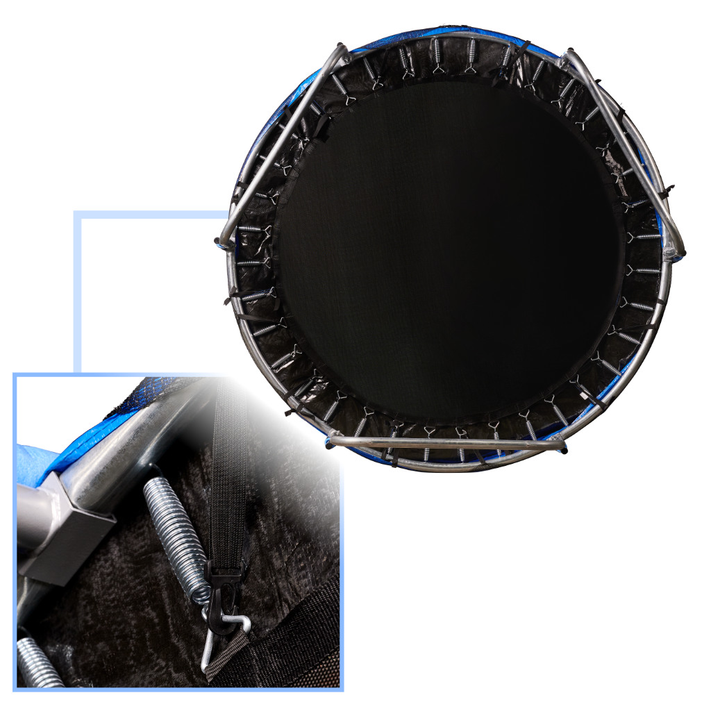 Trampolina ogrodowa dla dzieci siatka 183cm 6ft 150kg - obrazek 6