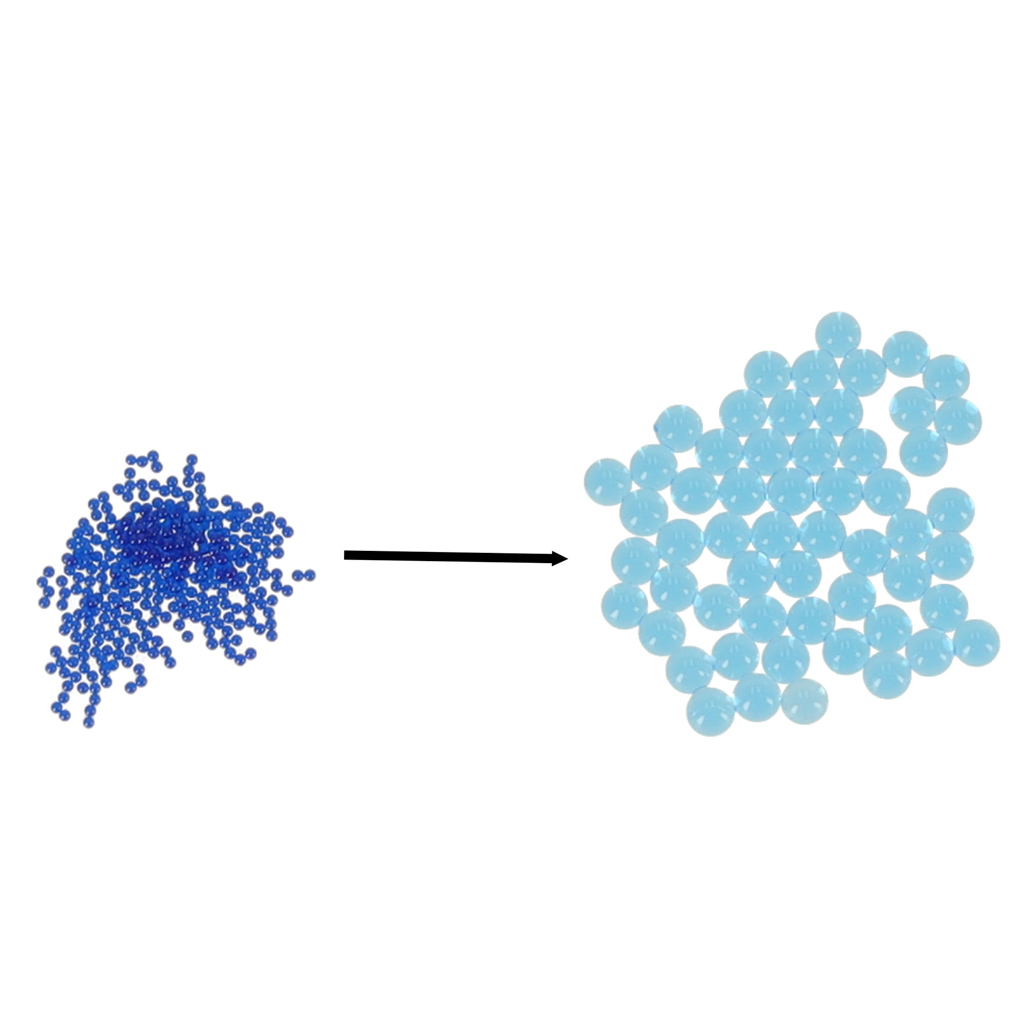 Pistolet na kulki żelowe wodne karabin zasilanie akumulatorowe USB + okulary 550szt. 7-8mm - obrazek 8