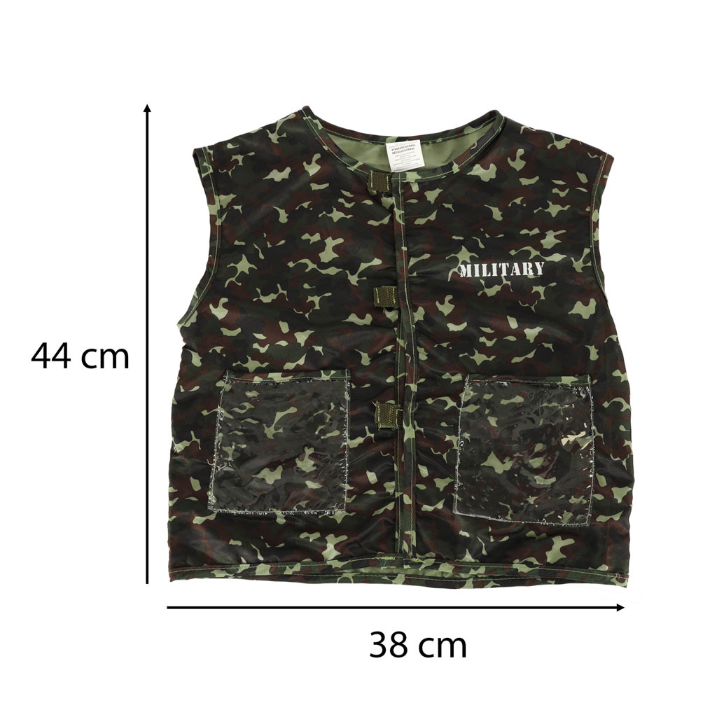 Kostium strój karnawałowy przebranie żołnierz hełm zestaw 3-8 lat - obrazek 7