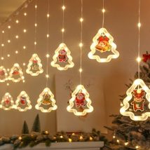 Kurtyna LED na okno girlanda świąteczna choinkowa 3 m 125 LED