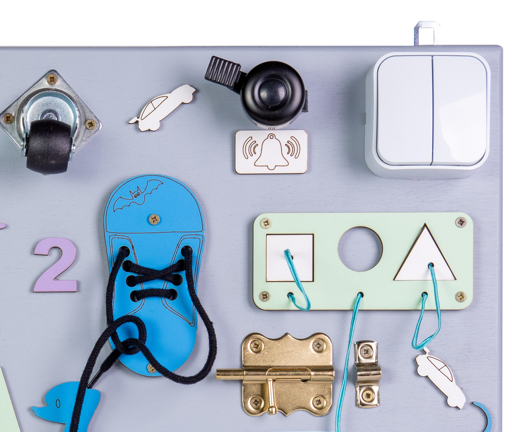 Tablica manipulacyjna drewniana 50 x 37,5 cm - obrazek 3