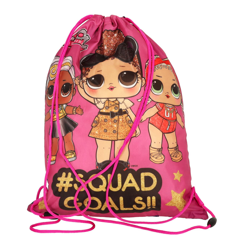 Plecak worek na buty wf LOL SURPRISE różowy - obrazek 4
