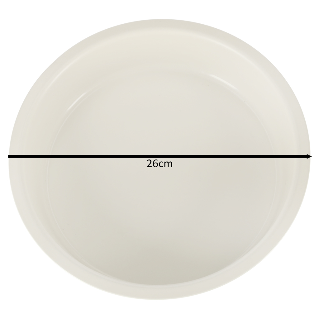 Blacha do pieczenia tortownica forma okrągła do tortów tart guiche 26cm brązowa - obrazek 6