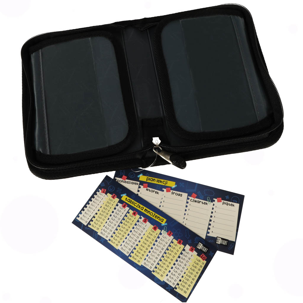 Piórnik szkolny jednokomorowy St. Right różowy - obrazek 4