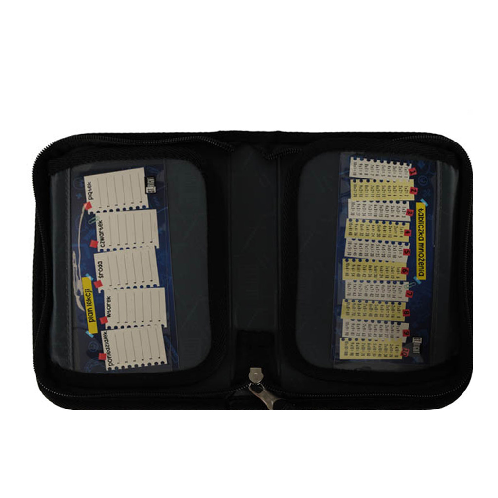 Piórnik szkolny jednokomorowy St. Right różowy - obrazek 6