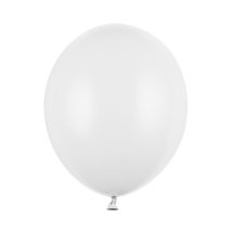 Balony Strong Pastel Pure biały 30cm 100 sztuk
