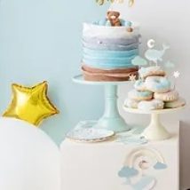 Dekoracje do muffinek babeczek – Wieloryb 11cm-13,5cm 7 sztuk