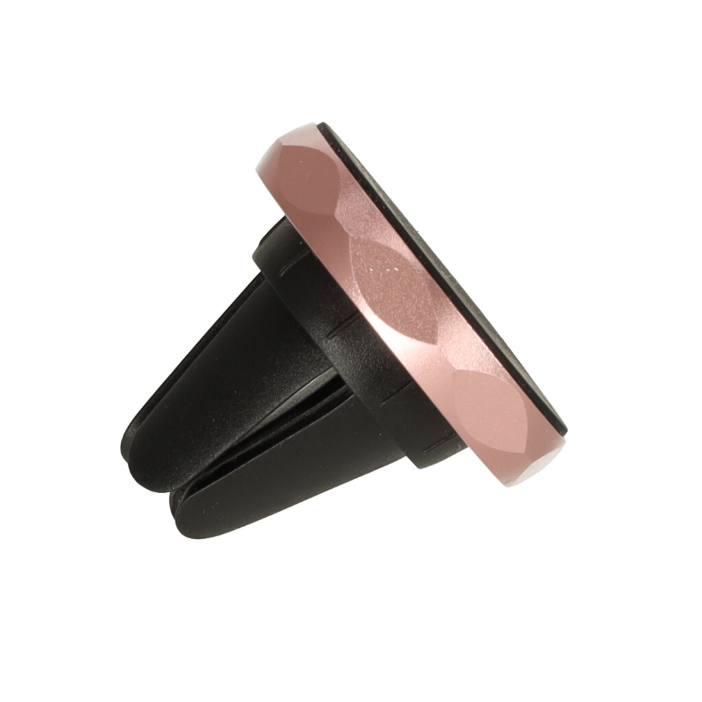 Uchwyt magnetyczny do telefonu holder samochodowy na kratkę wywiew różowy - obrazek 4