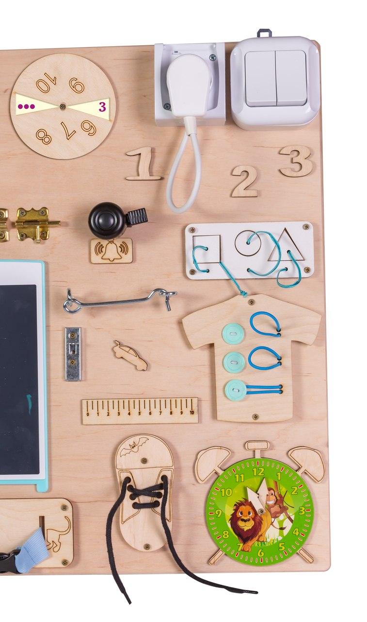 Tablica manipulacyjna drewniana 75 x 50 cm - obrazek 4