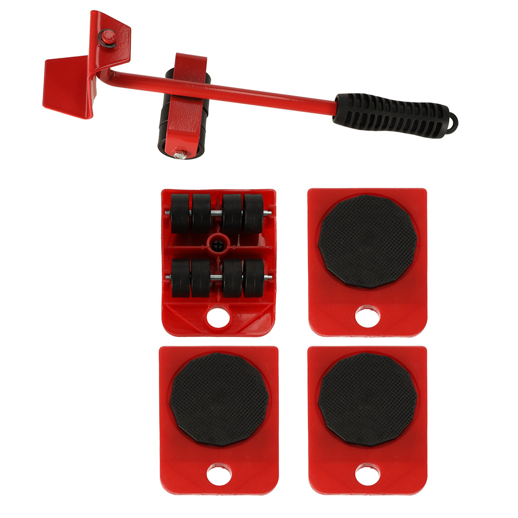 Rolki do transportu zestaw do przesuwania mebli 150kg 5w1 - obrazek 6