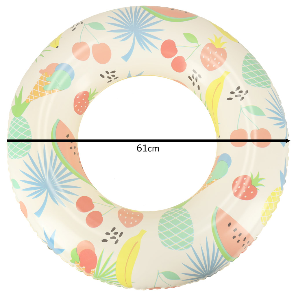 Kółko do pływania koło dmuchane BESTWAY 36014 owoce 61cm - obrazek 6