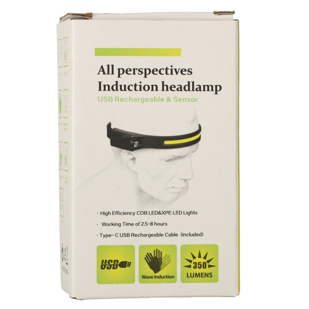 Latarka lampka czołowa czołówka LED akumulatorowa - obrazek 7