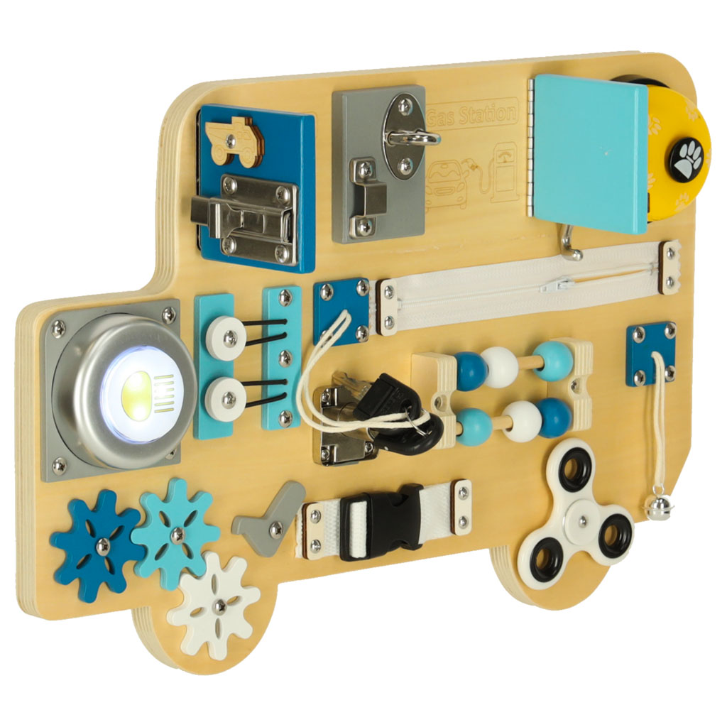 Tablica manipulacyjna sensoryczna LULILO BUSO - obrazek 6