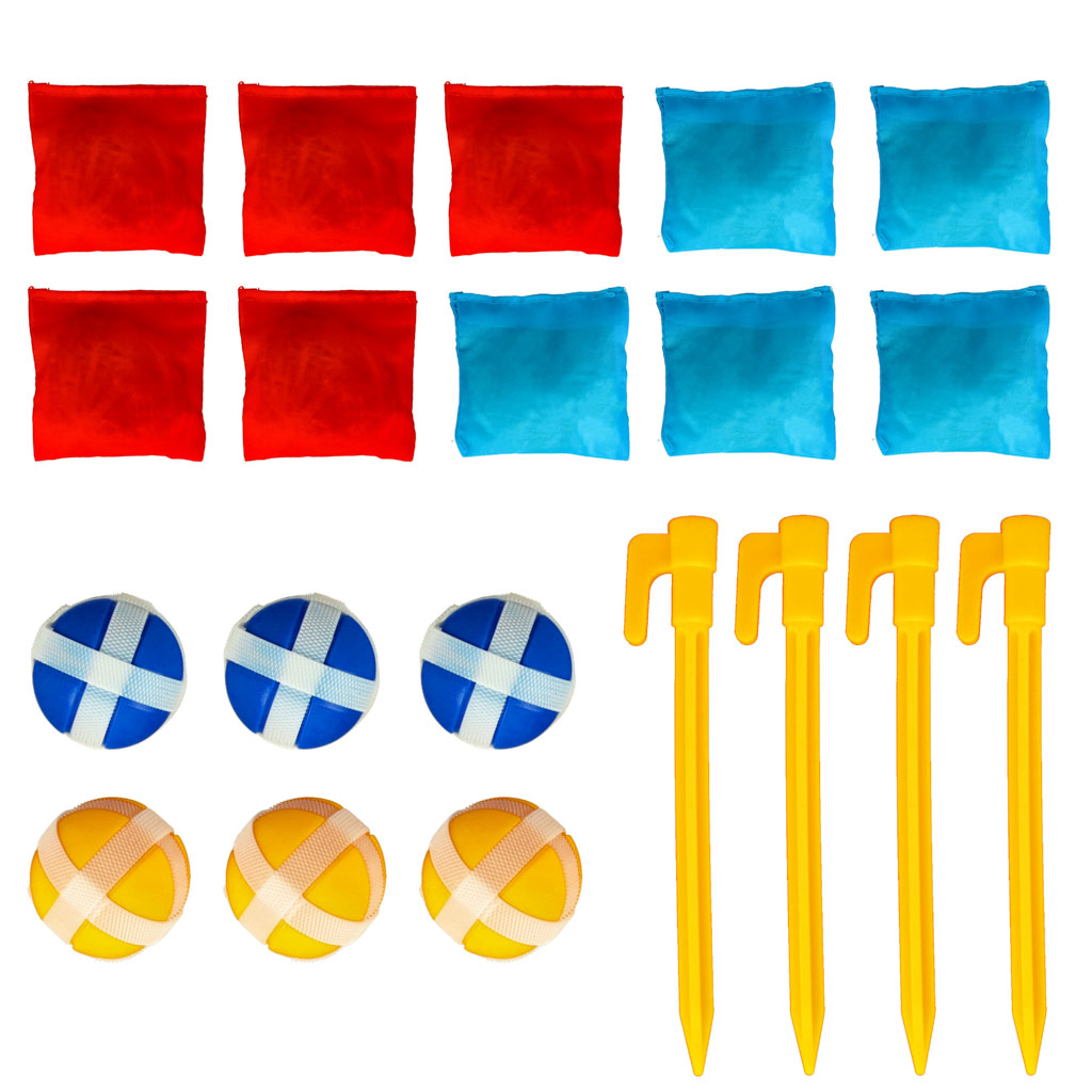 Rzut do celu rzutki na rzepy 2w1 zestaw animacyjny piłki woreczki 21el. - obrazek 5