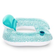 Materac dmuchany fotel do pływania leżak basenowy z poduszką oparciem + uchwyt BESTWAY 43097 102x94cm