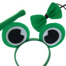 Opaska żabka + muszka + ogonek strój przebranie