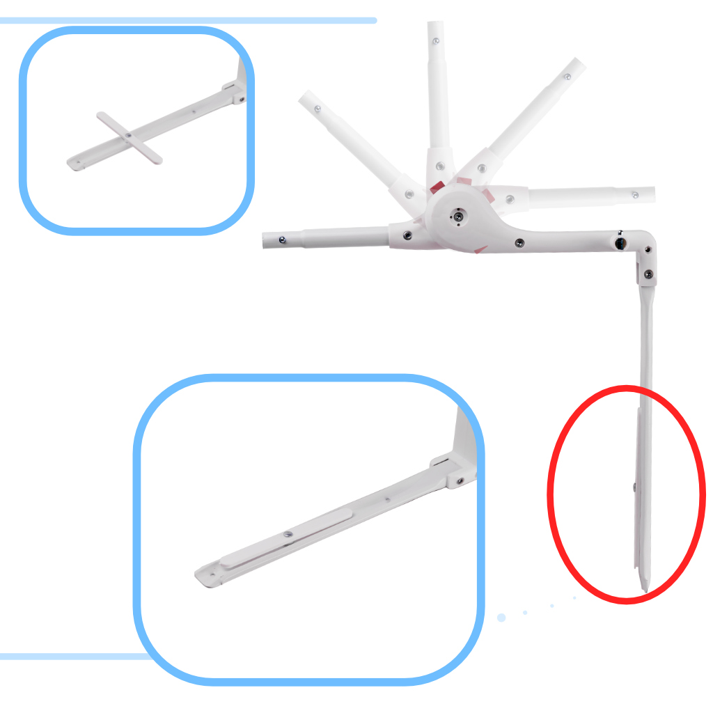 Barierka osłona ochronna do łóżka otwierana 90cm słonik - obrazek 5