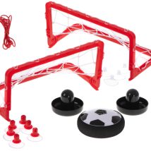 Latająca lewitująca piłka nożna krążek cymbergaj hoverball z bramkami