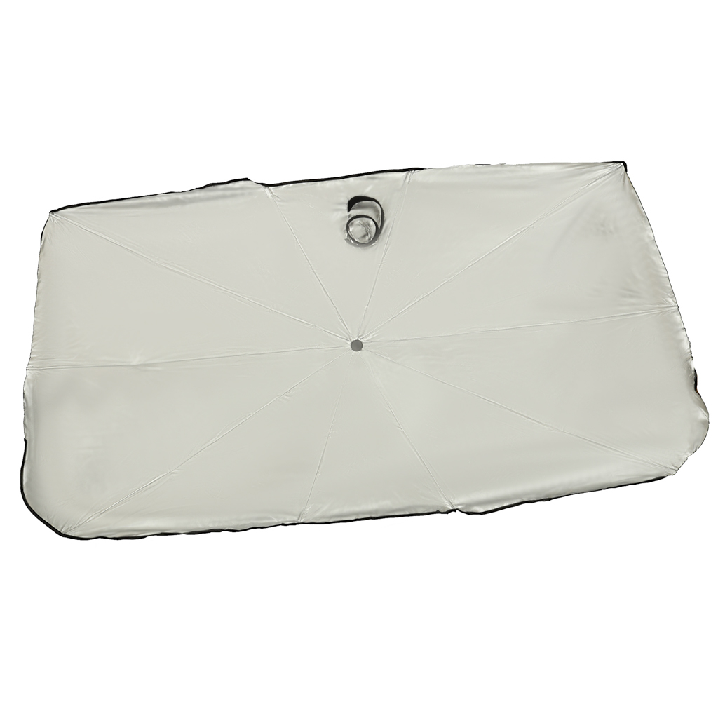 Parasol osłona przeciwsłoneczna na przednią szybę do samochodu auta mata składana UV 78x130cm - obrazek 3