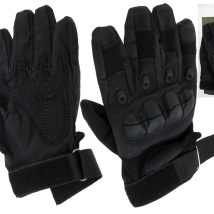 Rękawice taktyczne survival wojskowe ochrona kostek XL czarne