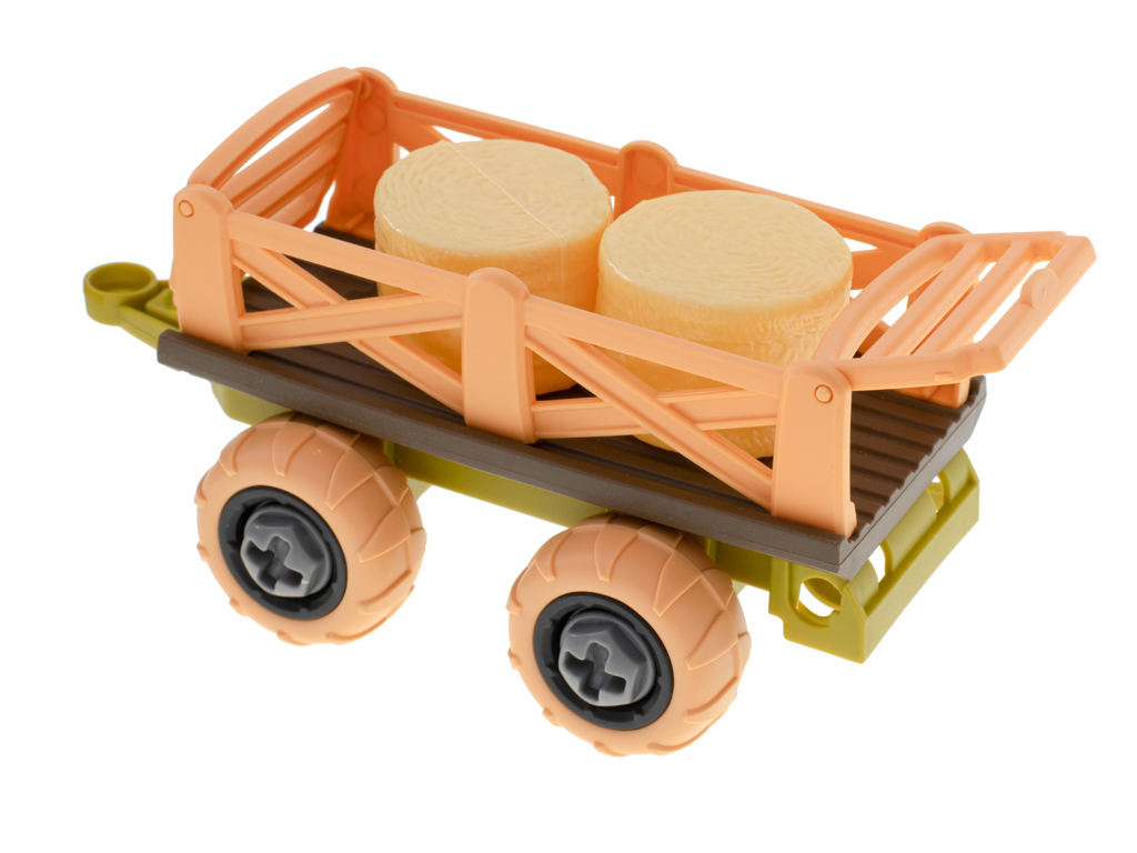 Farma traktor z przyczepą ciągnik do skręcania zwierzęta śrubokręt - obrazek 4