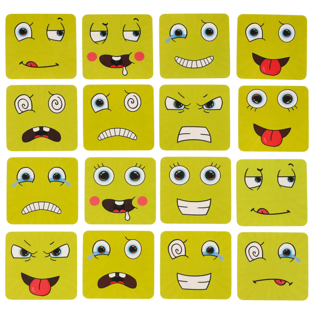 Gra edukacyjne wyzwania nauka emocji klocki drewniane - obrazek 6