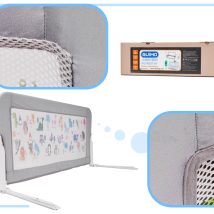 Barierka osłona ochronna do łóżka otwierana 90cm zwierzęta