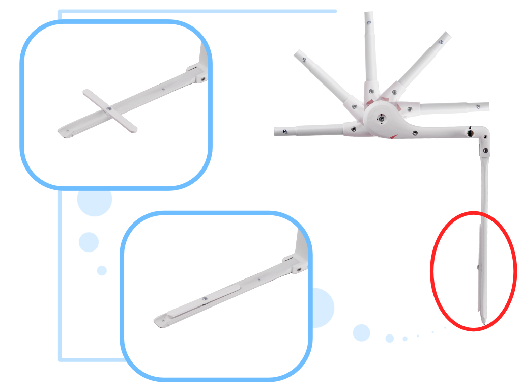Barierka osłona ochronna do łóżka otwierana150cm czarna - obrazek 4