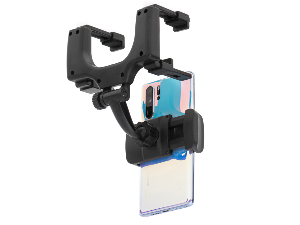 Uchwyt samochodowy na telefon na lusterko do auta samochodu obrotowy mocny - obrazek 8