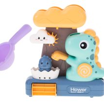 Zabawka do kąpieli prysznic z kołowrotkiem dinozaur