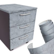 Folia rolka samoprzylepna okleina tapeta szary marmur 1,22x50m