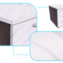 Folia rolka samoprzylepna okleina tapeta biały marmur – jazz 1,22x50m