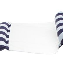 Materac dmuchany hamak wodny fotel krzesło do pływania 120 x 70 cm granatowy