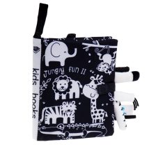 Książeczka sensoryczna miękka ogony zwierząt safari