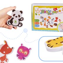 Zabawka do kąpieli wanny wodna dla dzieci naklejki piankowe zwierzątka 18 el.