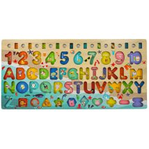 Liczydło drewniane rybki łowienie rybek alfabet cyfry